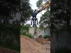 GuangLin Digging Machine with Stone / Wood Grabber