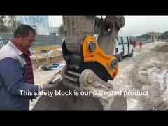 Luyixing Fast Connector / Quick Qitch Coupler Applicable Excavator ,Hydraulic type , 1-26 tons