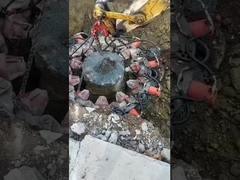 Construction Tools Round Pile Hydraulic Breaker