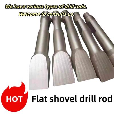 Crushing Flat Shovel Hydraulic Breaker Drill Rod for Excavator Breaker Hammer