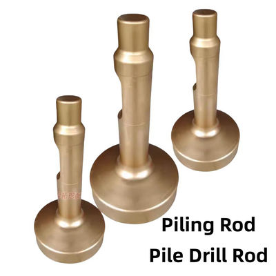 Crushing Hammer Piling Rod , Pile Drill Rod for Excavator Breaker Hammer