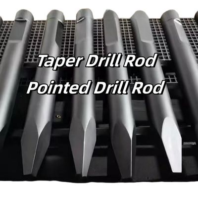 Excavator Breaker Hammer Drill Rod / Rammed Drill Rod For Excavator