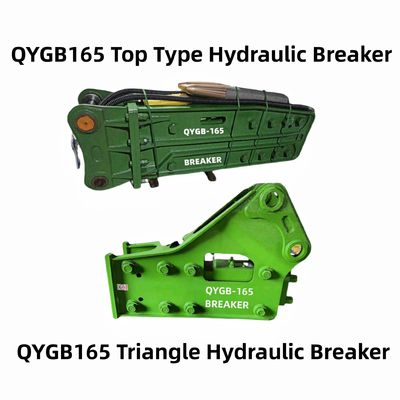 QYGB165 Hydraulic Rock Breaker Demolition Hammer 165 Chisel for Excavator