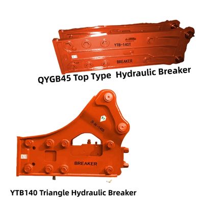 YTB140 Top Type / Triangle Hydraulic Breaker 140 Chisel for 19-26 Ton Excavator