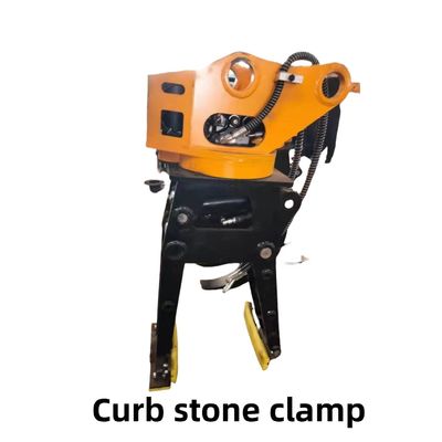 Customized Kerb Stone Clamp For Digging Machines 5-10 Tons Excavator