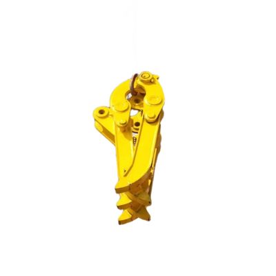 Mechanical Excavator Rock Grapple Rotating Need To Remove The Support Arm