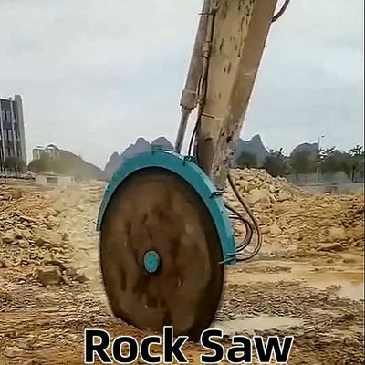 Excavator Hydraulic Rock Saw Stone Concrete Cutting Machine For Cutting Rocks