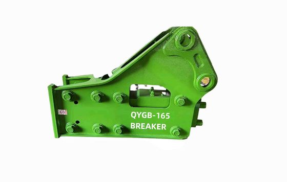 Hydraulic Excavator Rock Breaker QYGB165S Triangle Type 165 Chisel for 36-45 Tons