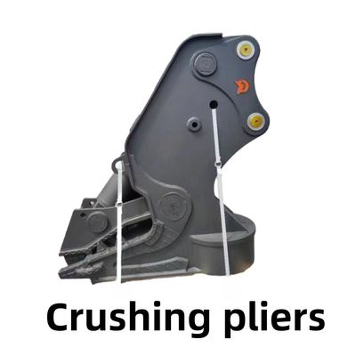 Demolition Hydraulic Excavator Concrete Pulverizer With Leechs