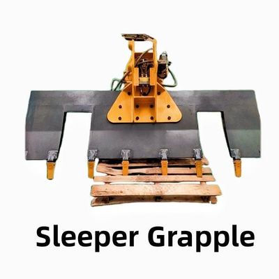 Railway Maintenance Excavator Rotating Grapple For Grab , Sort , Riprap Or Trash