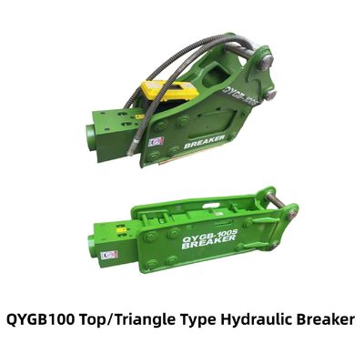 Top Type / Triangle Hydraulic Breaker Hammer QYGB100 100 Chisel for 10-16 Tons