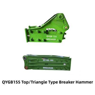 QYGB155 Top Type / Triangle Hydraulic Breaker Hammer For Excavator